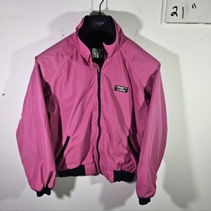 Vintage 90's Women's L.L. Bean Three Season Magenta Full Zip Jacket!